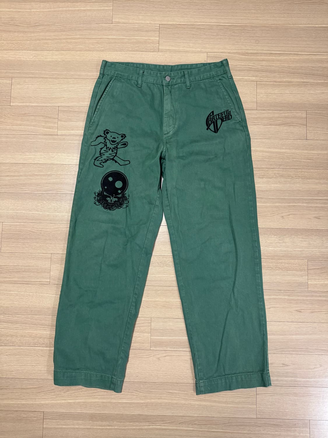 디스이즈네버댓 x 그레이트풀데드 자수 치노팬츠 M 상품이미지1