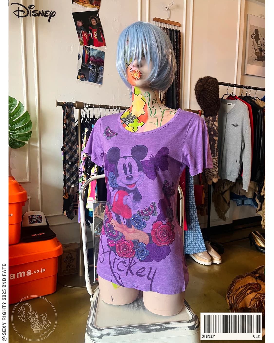 Disney Gothic Mickey & Cubic Trim Top  상품이미지1