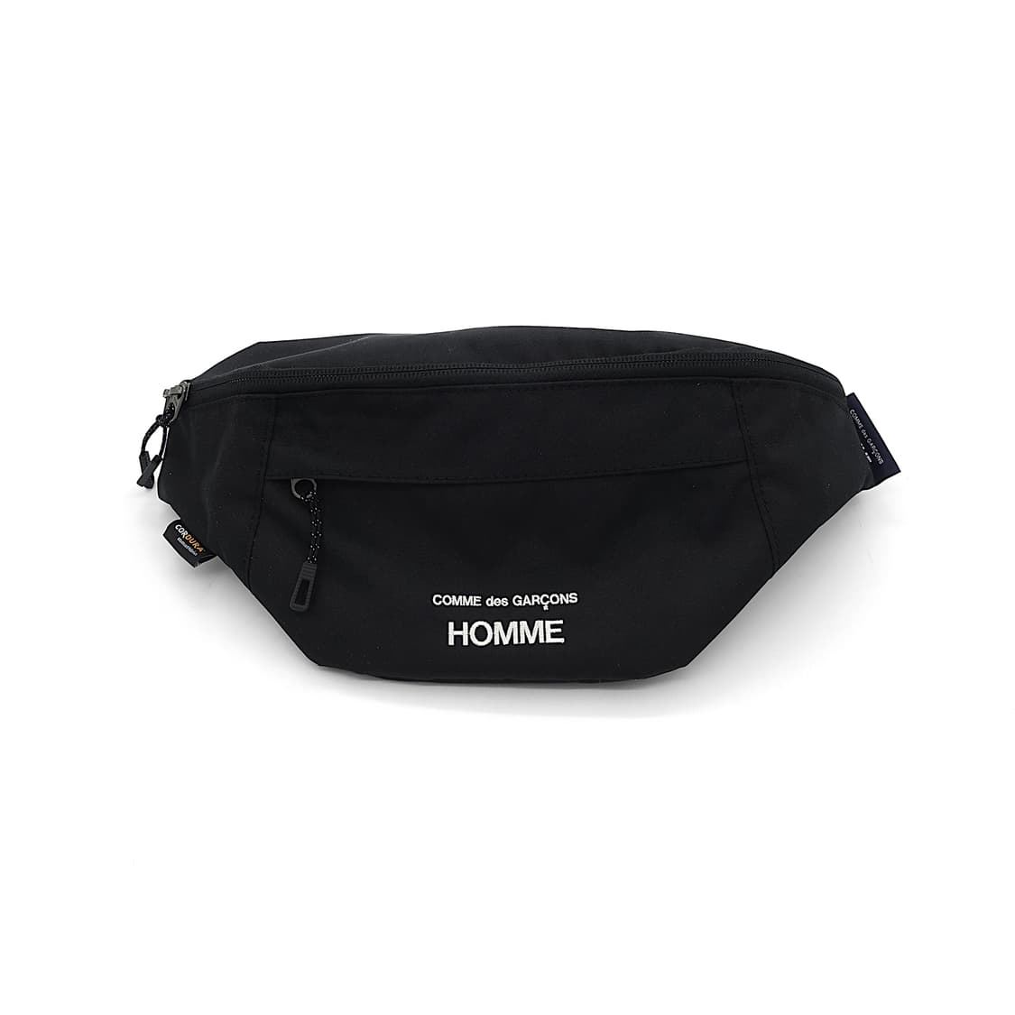 COMMEDESGARCONS 꼼데가르송 옴므 블랙 코듀라 웨이스트 벨트백 상품이미지1