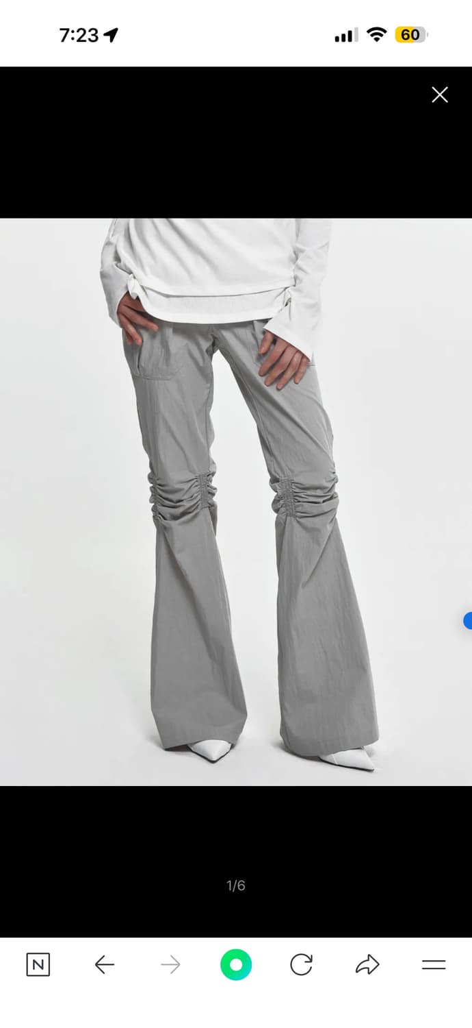 나체 집업 팬츠 1사이즈 그레이 상품이미지1