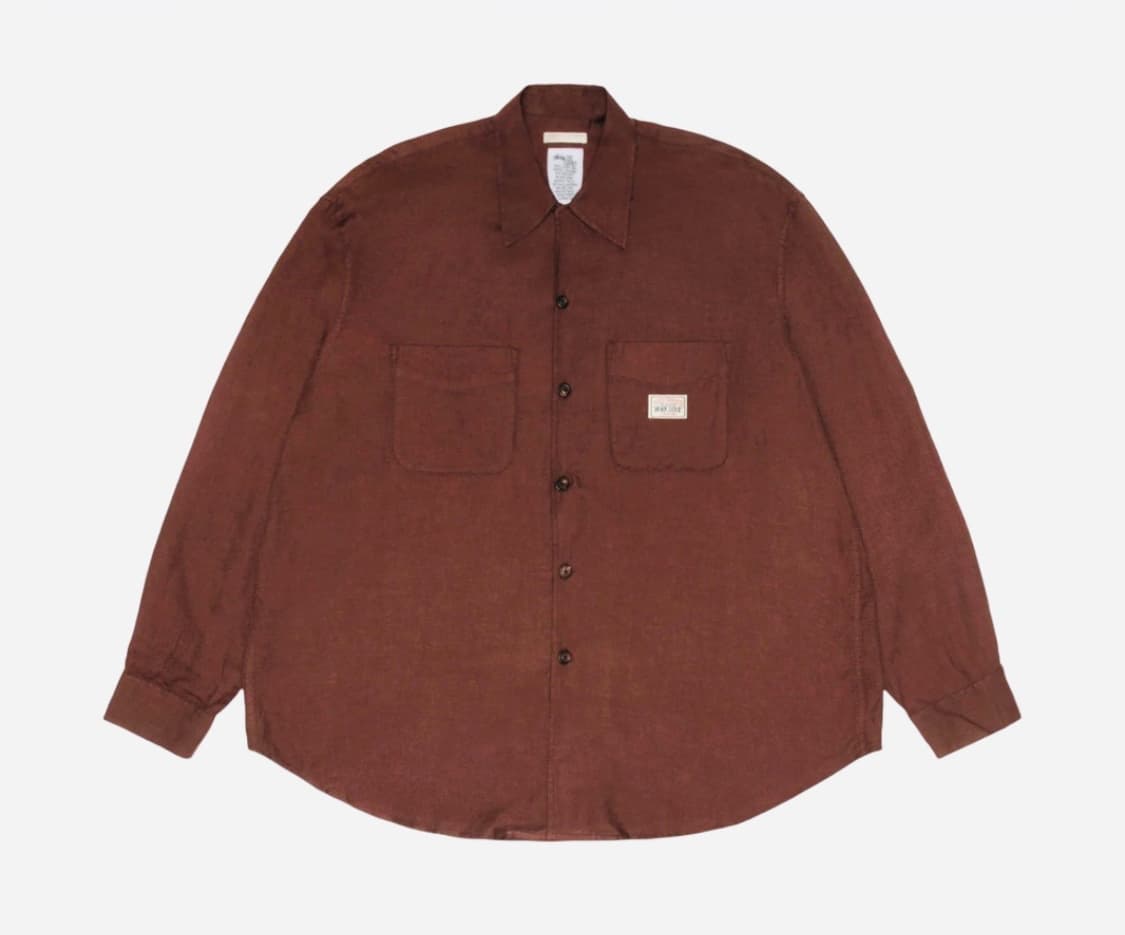 [L] 스투시 아워레거시 콜라보 자수 셔츠 상품이미지4