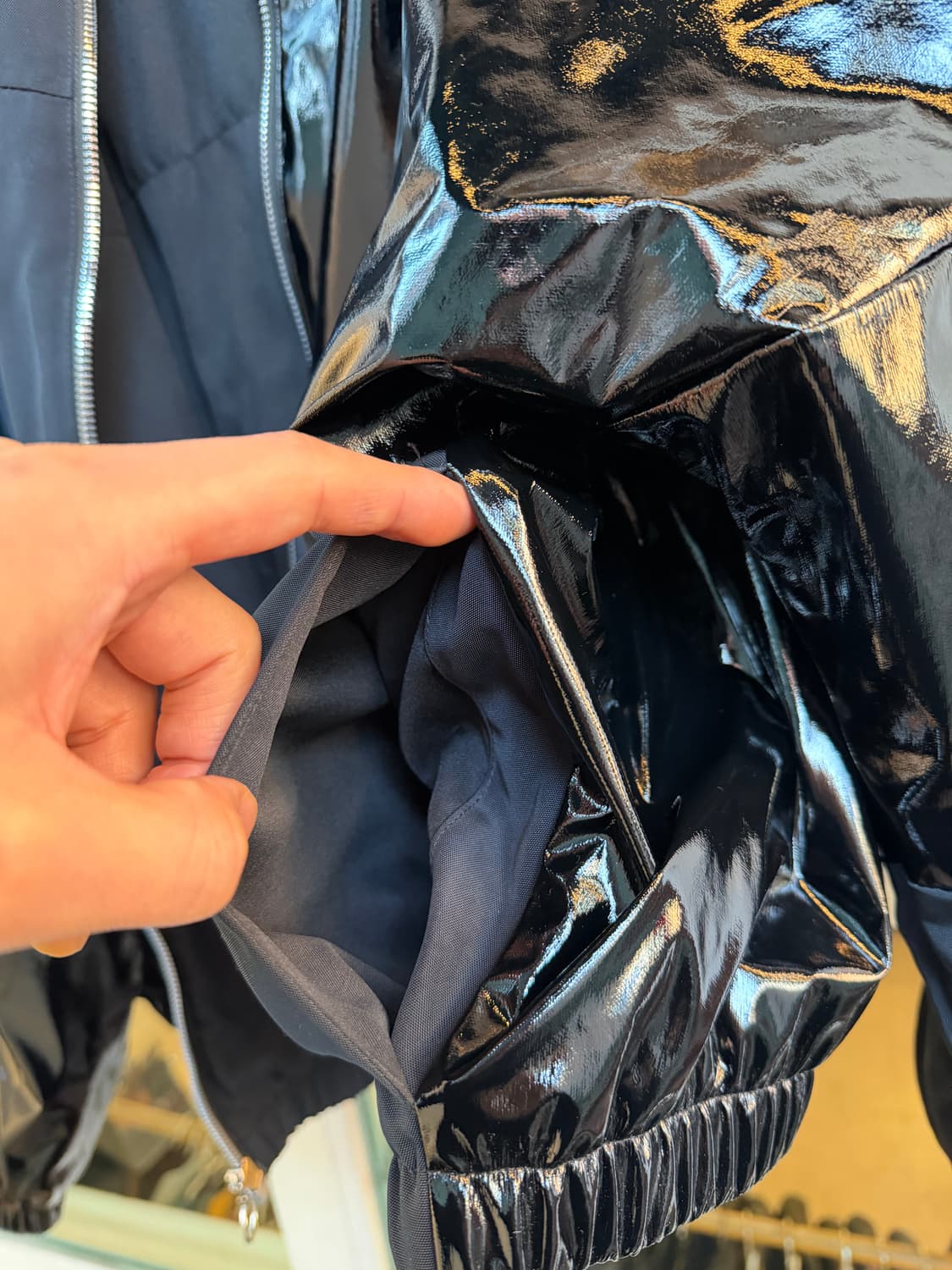 Nike 애나멜 가오리핏 크롭 점퍼 자켓 여성 XL 상품이미지8