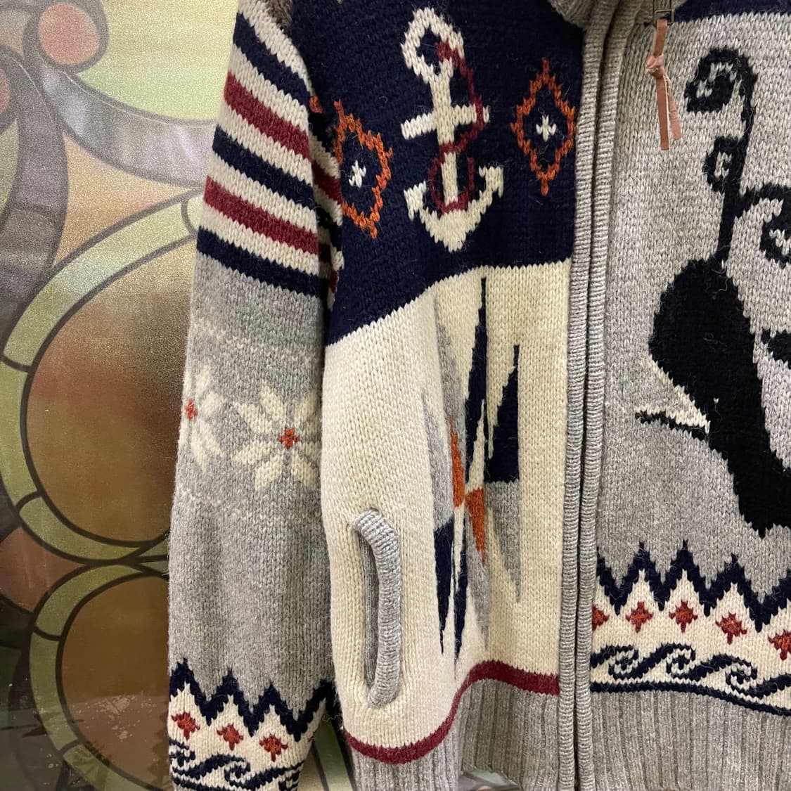 타케오 키쿠치 울100 가디건 상품이미지4