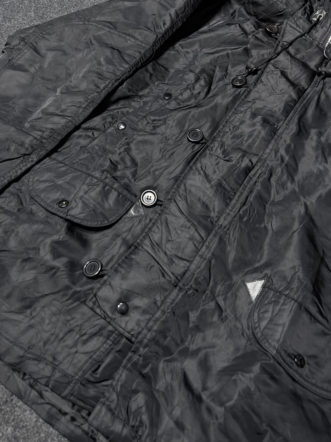 Vintage grunge Punk Fur hood parka 상품이미지4