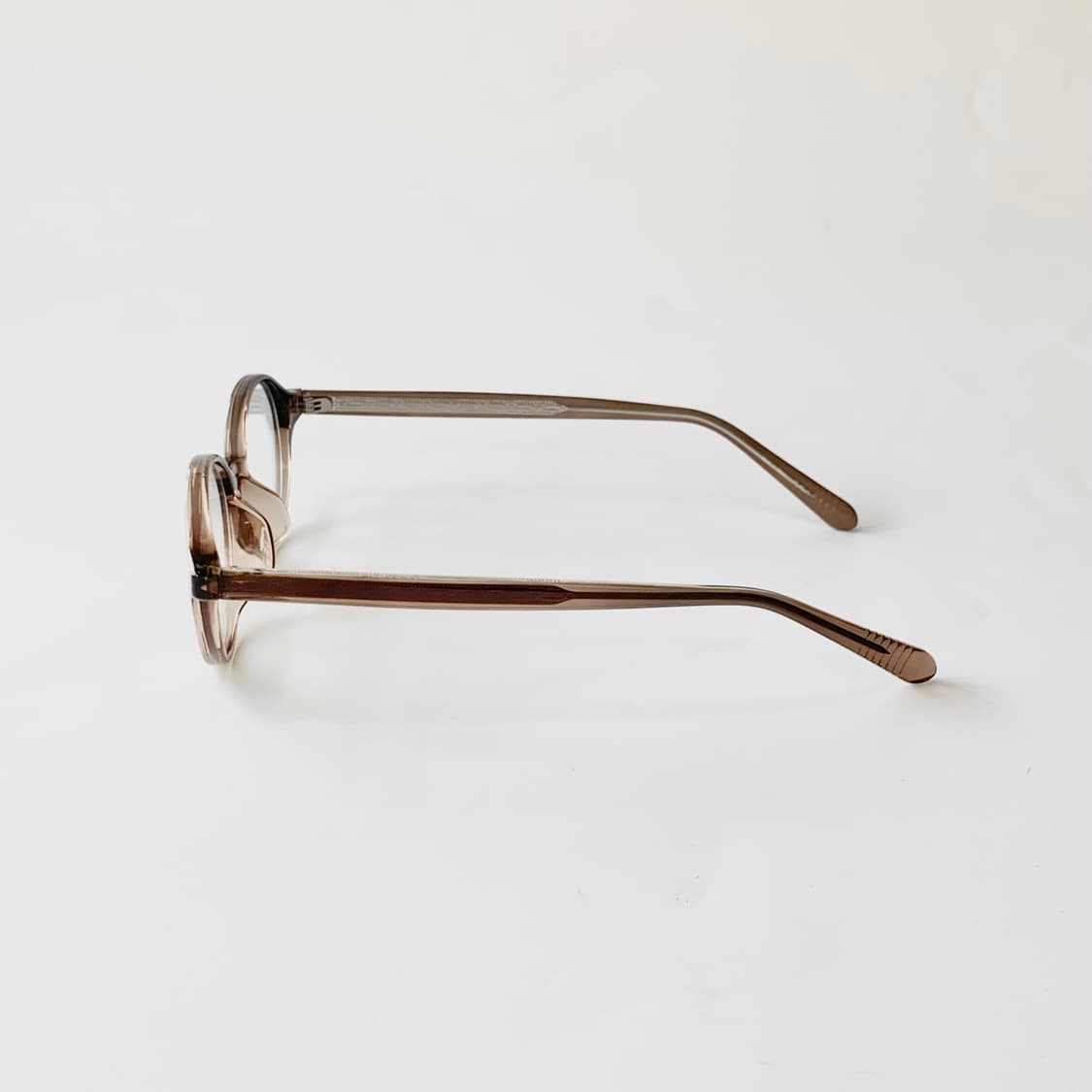 861 클리어브라운 빅사이즈 라운드 뿔테 블랙 남녀공용 픽키안경 상품이미지4