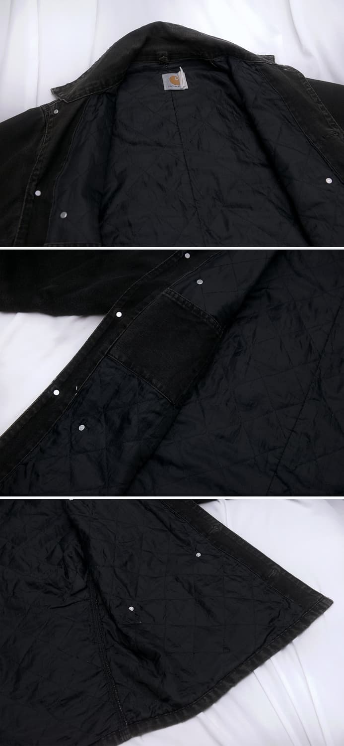 칼하트 OG 초어 코트 자켓 블랙 샌드스톤 (XL / 105+) 상품이미지7