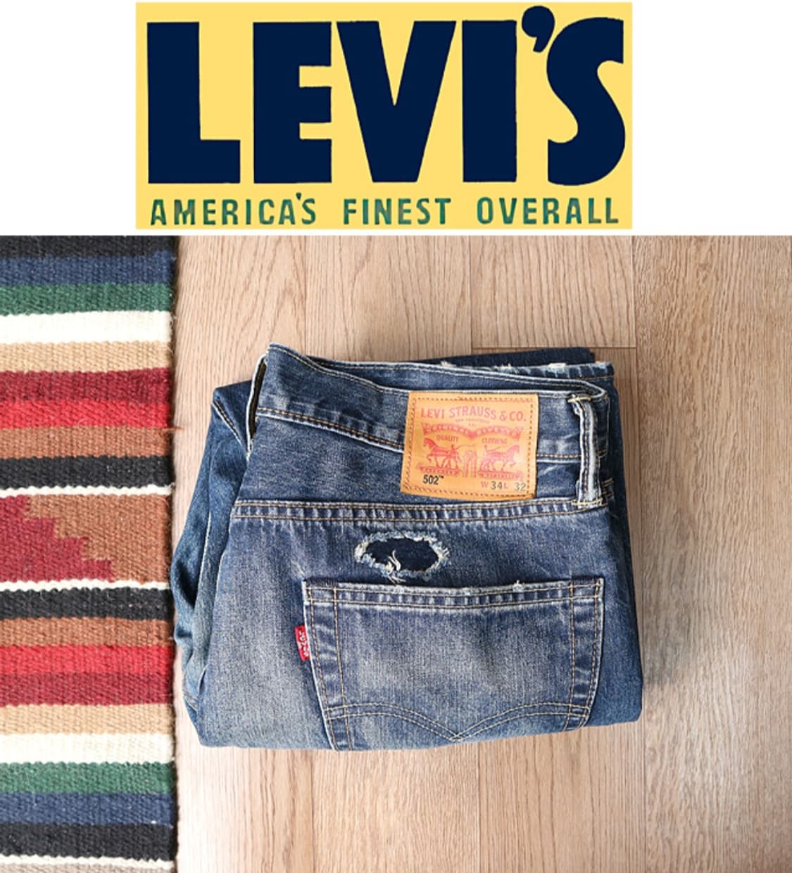 levis 리바이스 502 빈티지 가공 데님

굿 컨디션 34-35 상품이미지1