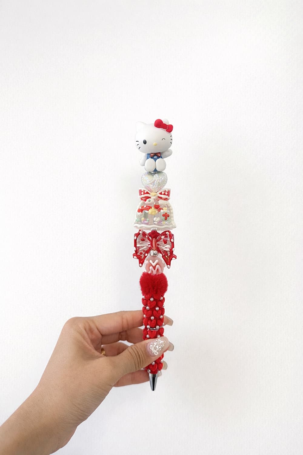 수제 핸드메이드 키티 볼펜팔아요♥️ 상품이미지1