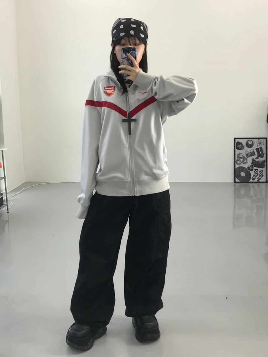 나이키 아스날 09/10 유진 트랙탑 져지 상품이미지1