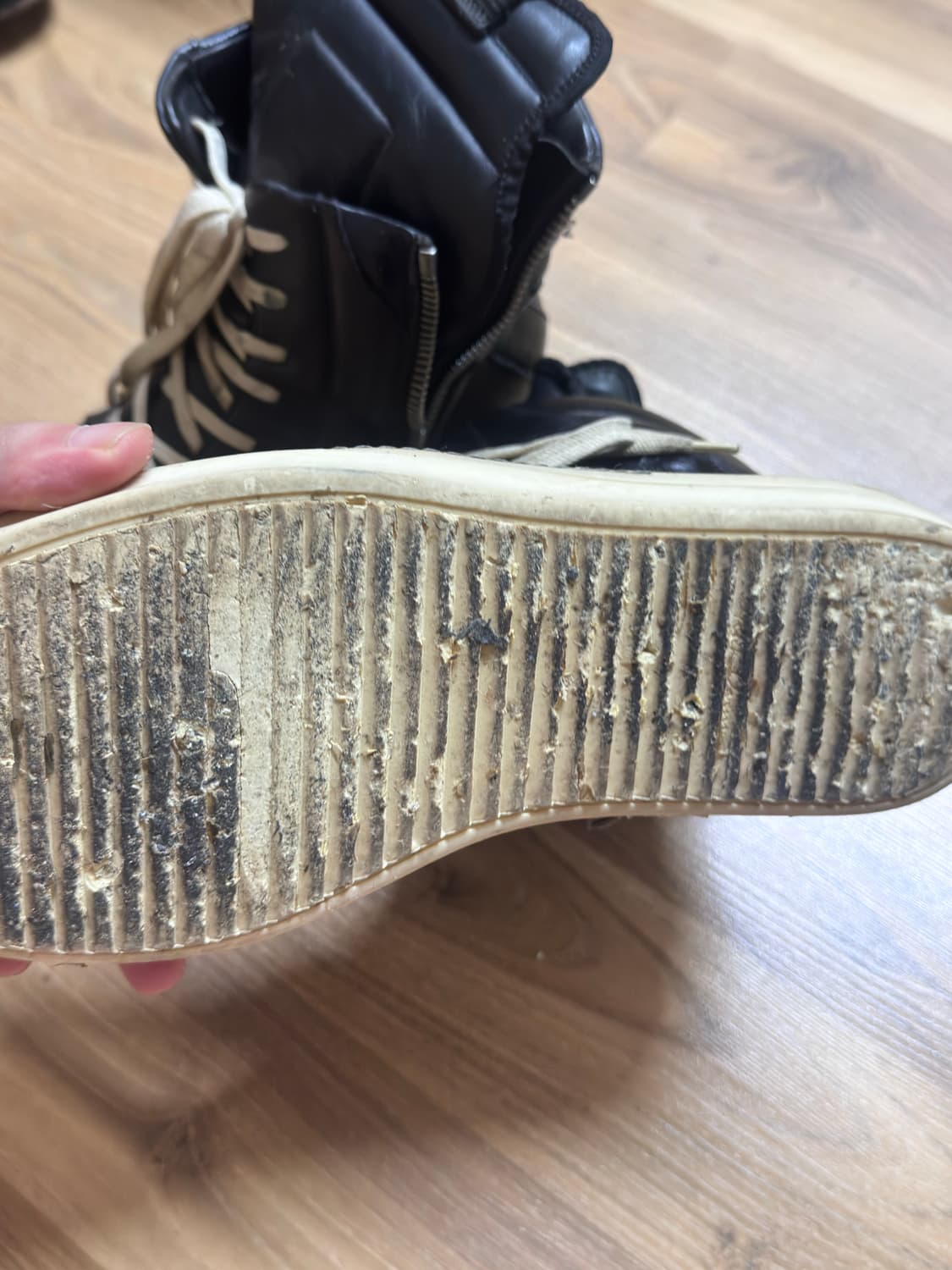 릭오웬스 지오바스켓 검검 상품이미지4