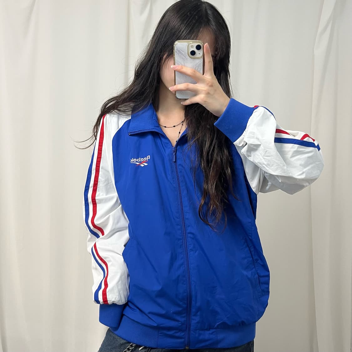 Reebok blue windbreaker 상품이미지2