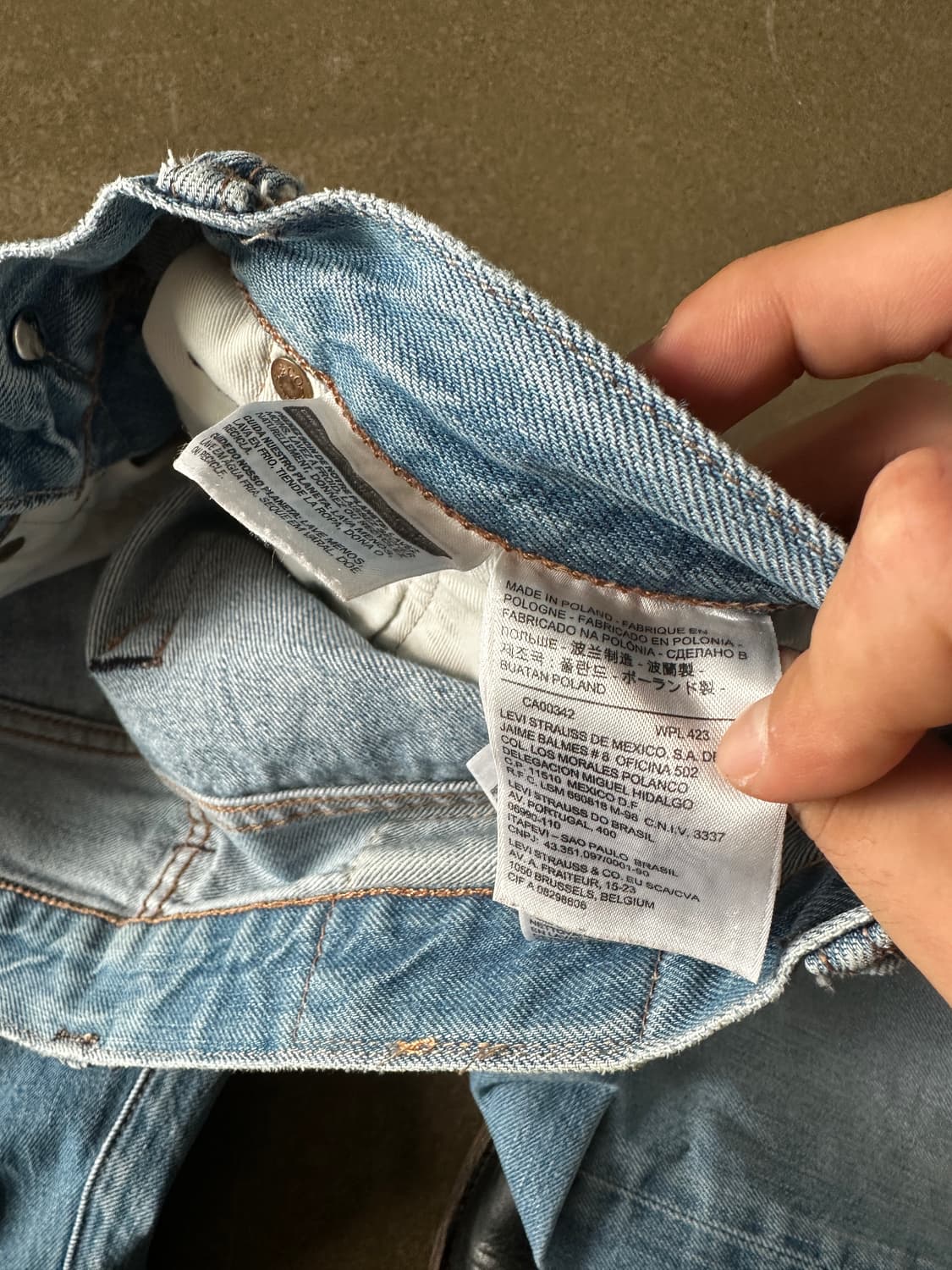 Levis 501 denim pants w32  상품이미지6