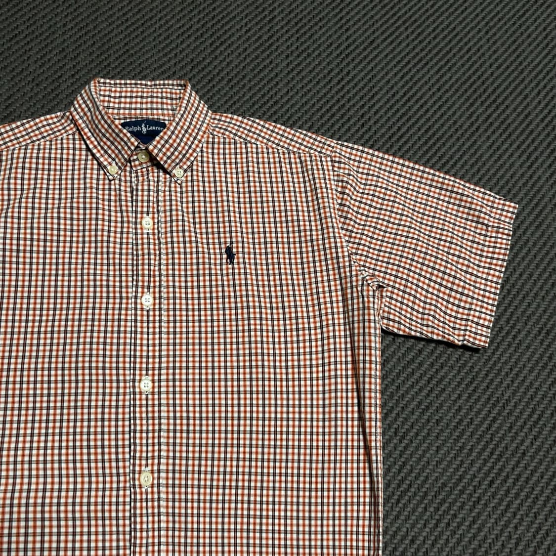 [S] Polo 폴로 랄프로렌 우먼즈 반팔 체크셔츠 상품이미지4