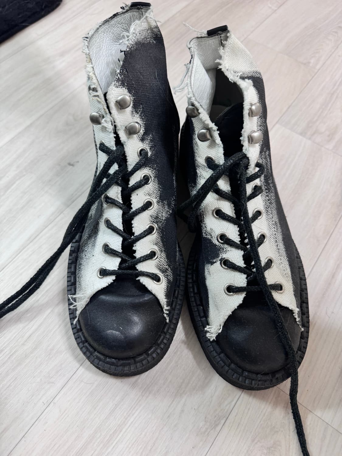 요지야마모토 캔버스 하이탑 235 상품이미지1