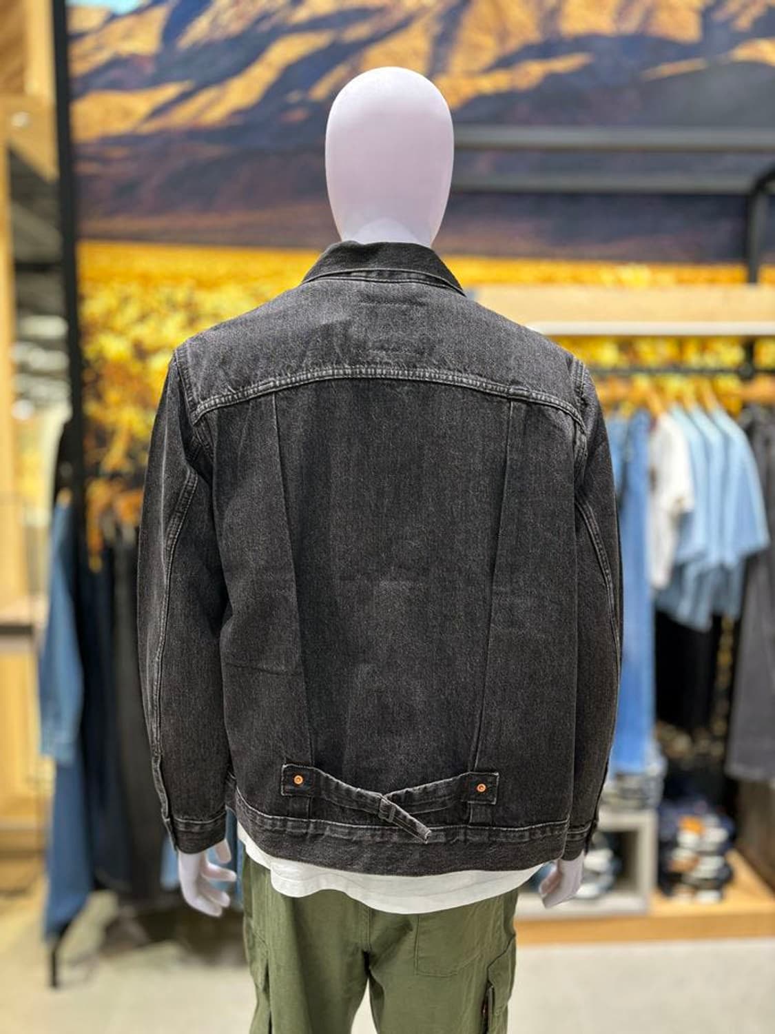 리바이스 타입1 흑청 트러커 s사이즈 상품이미지7