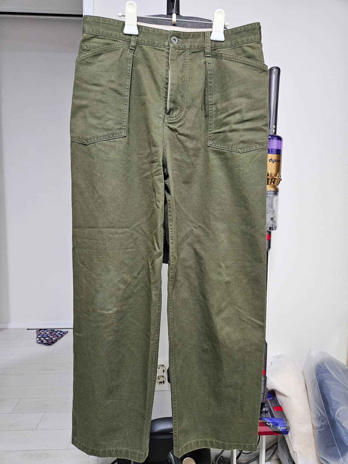 러프사이드 26SS 덱팬츠 올리브 상품이미지1