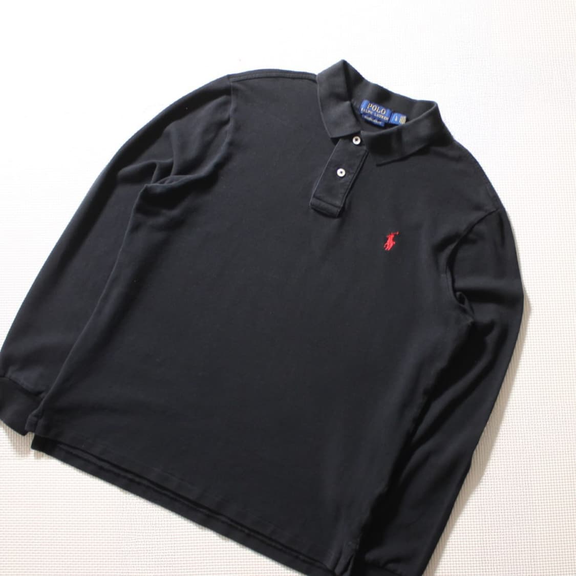 Polo 폴로 랄프로렌 블랙 카라 롱 슬리브 상품이미지2