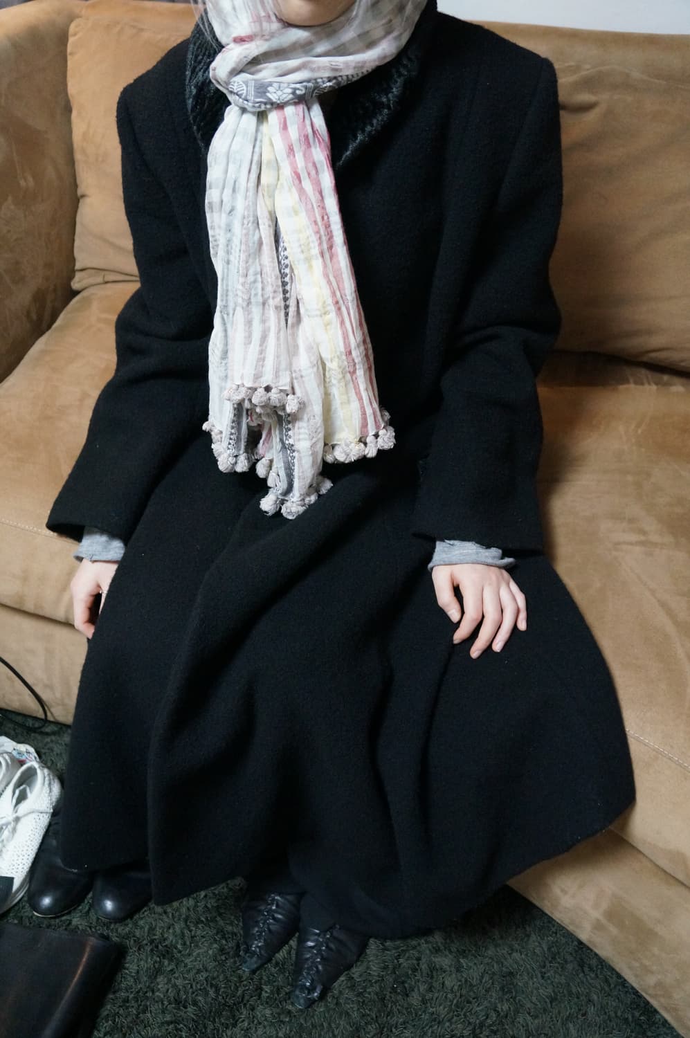 꼼데가르송 트리콧 트리콜로 머플러 상품이미지2