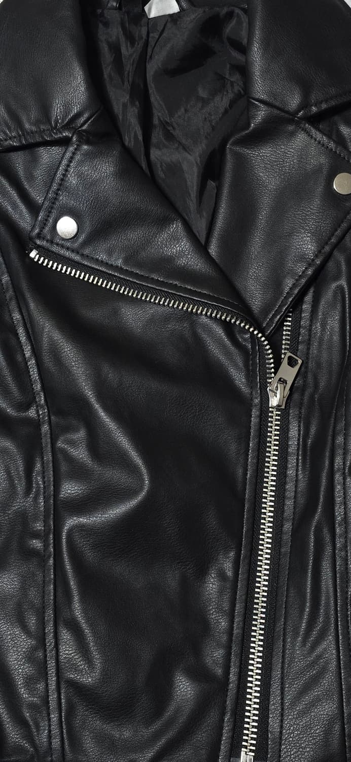 H&M Divided 블랙 라이더 자켓 S 상품이미지5