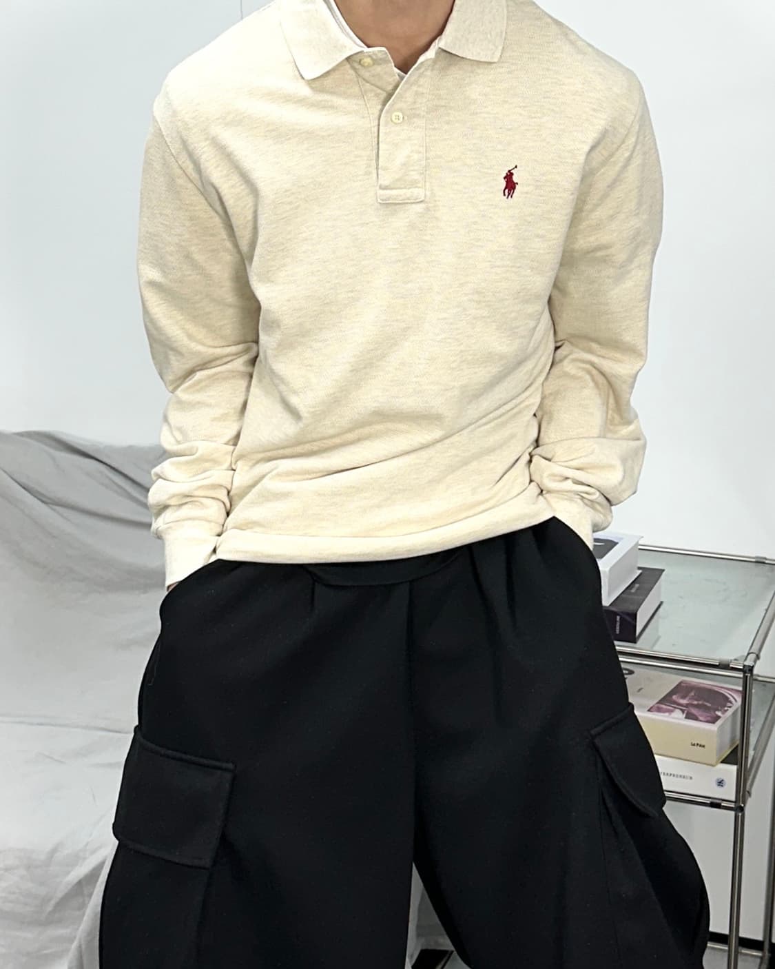 폴로 랄프로렌 오트밀 pk M 상품이미지1