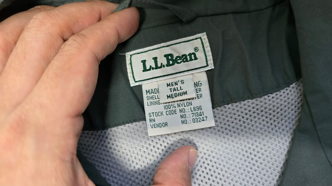 L.L.Bean 엘엘빈 고어텍스 자켓 XL , Hong Kong 상품이미지2