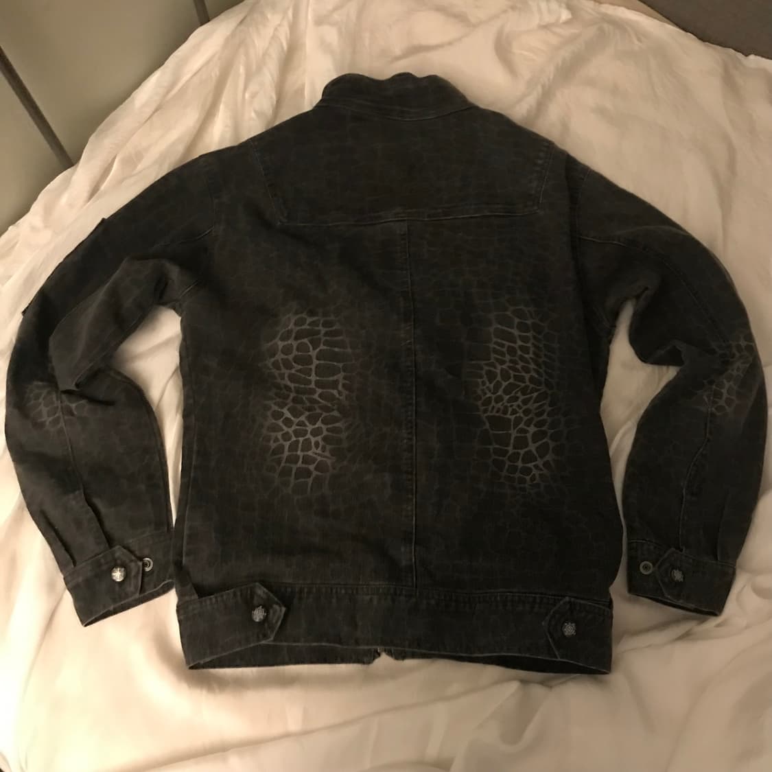 jpn Vintage 악어패턴 고스펑크 바이커 워크자켓 상품이미지4