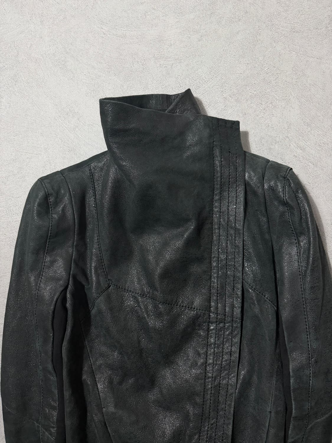 마쥬 하이넥 램스킨 레더자켓  상품이미지4