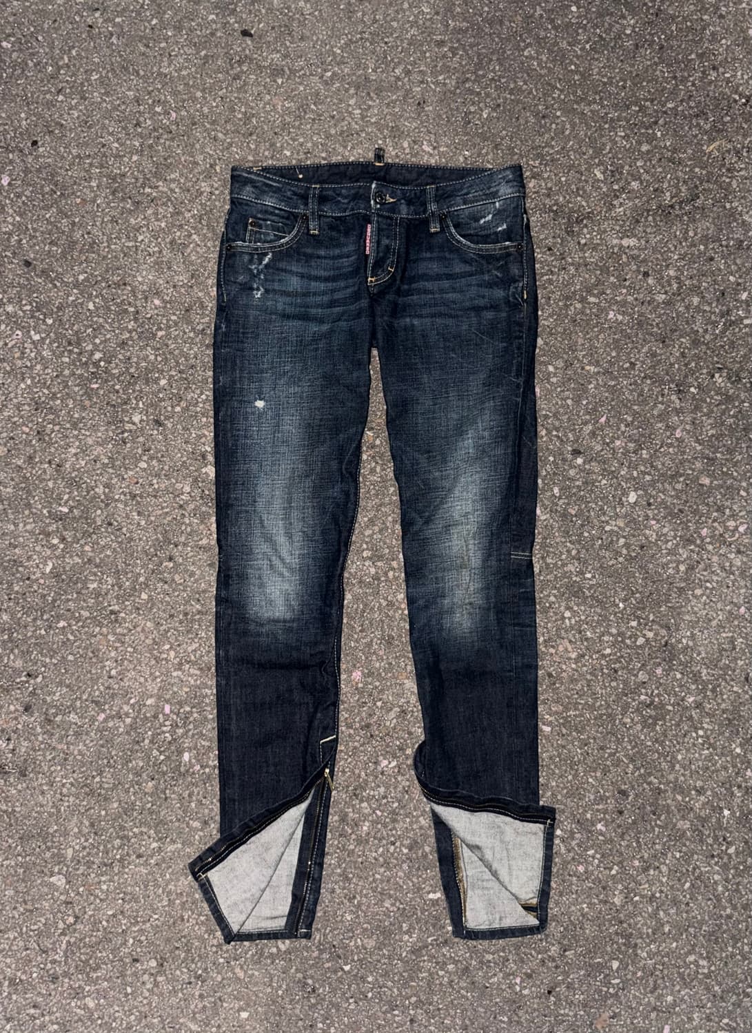 Dsquared2 Zip detail Skinny denim pants 상품이미지3