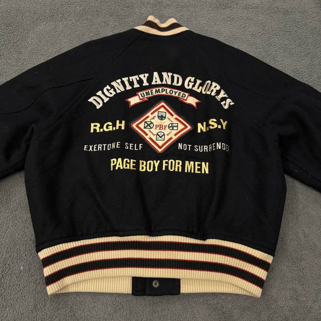 [정품/M] 페이지보이 빈티지 바시티 자켓 상품이미지4