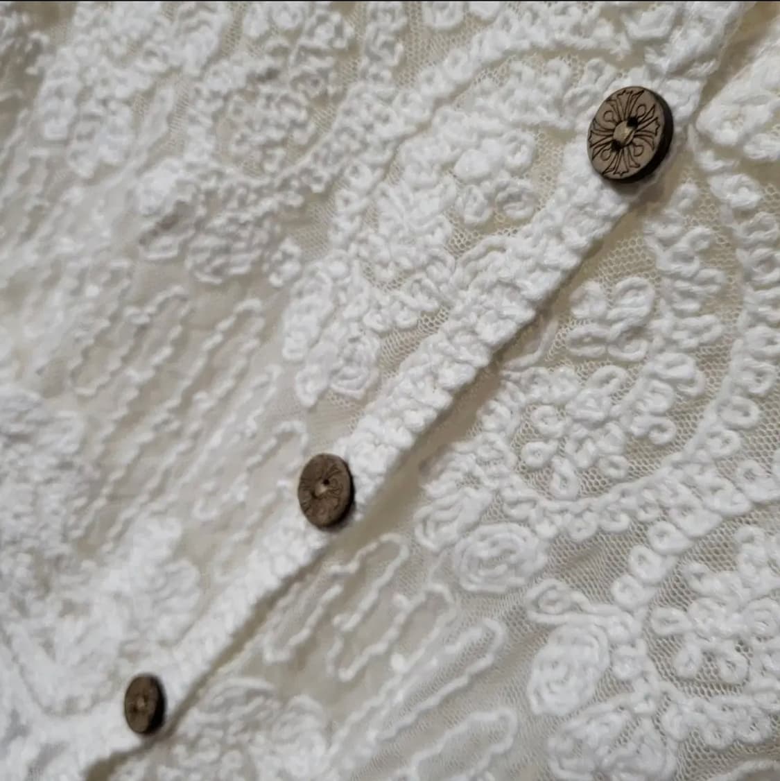 517 ) s급 고퀄 크롭 자수 블라우스 망사가디건 55 편집샵 5만원대 상품이미지4