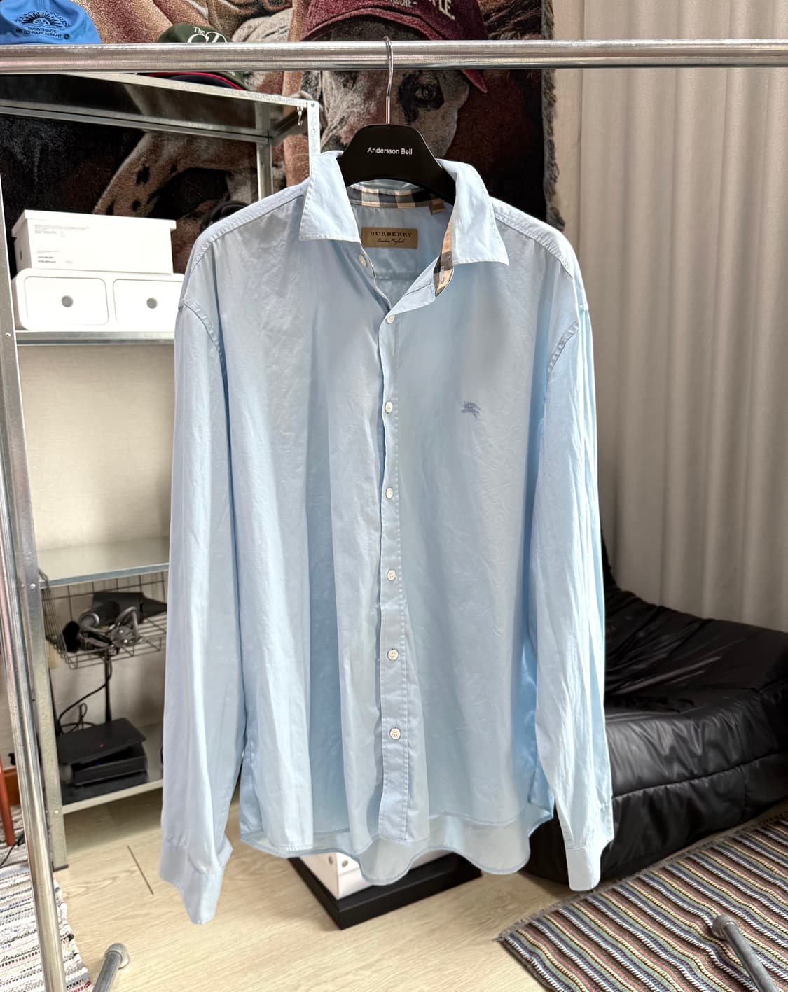 xxl 버버리 드레스 버튼다운 셔츠 상품이미지1