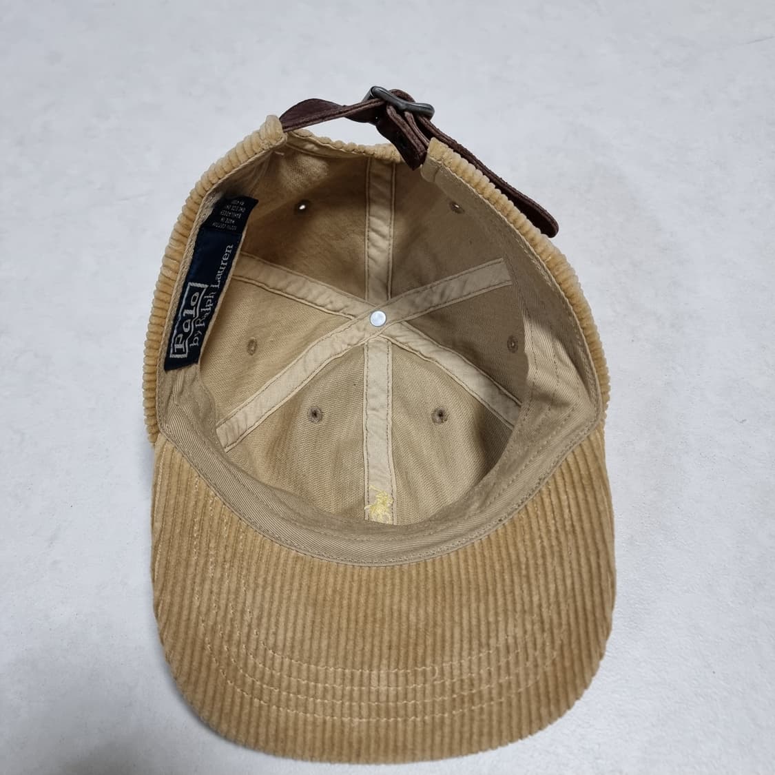 폴로 랄프로렌 코듀로이 볼캡 베이지 상품이미지3