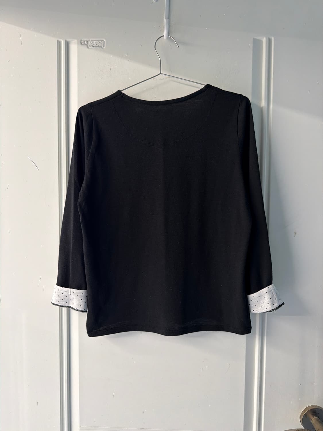 일본빈티지 도트 레이어드 롱슬리브 상품이미지6