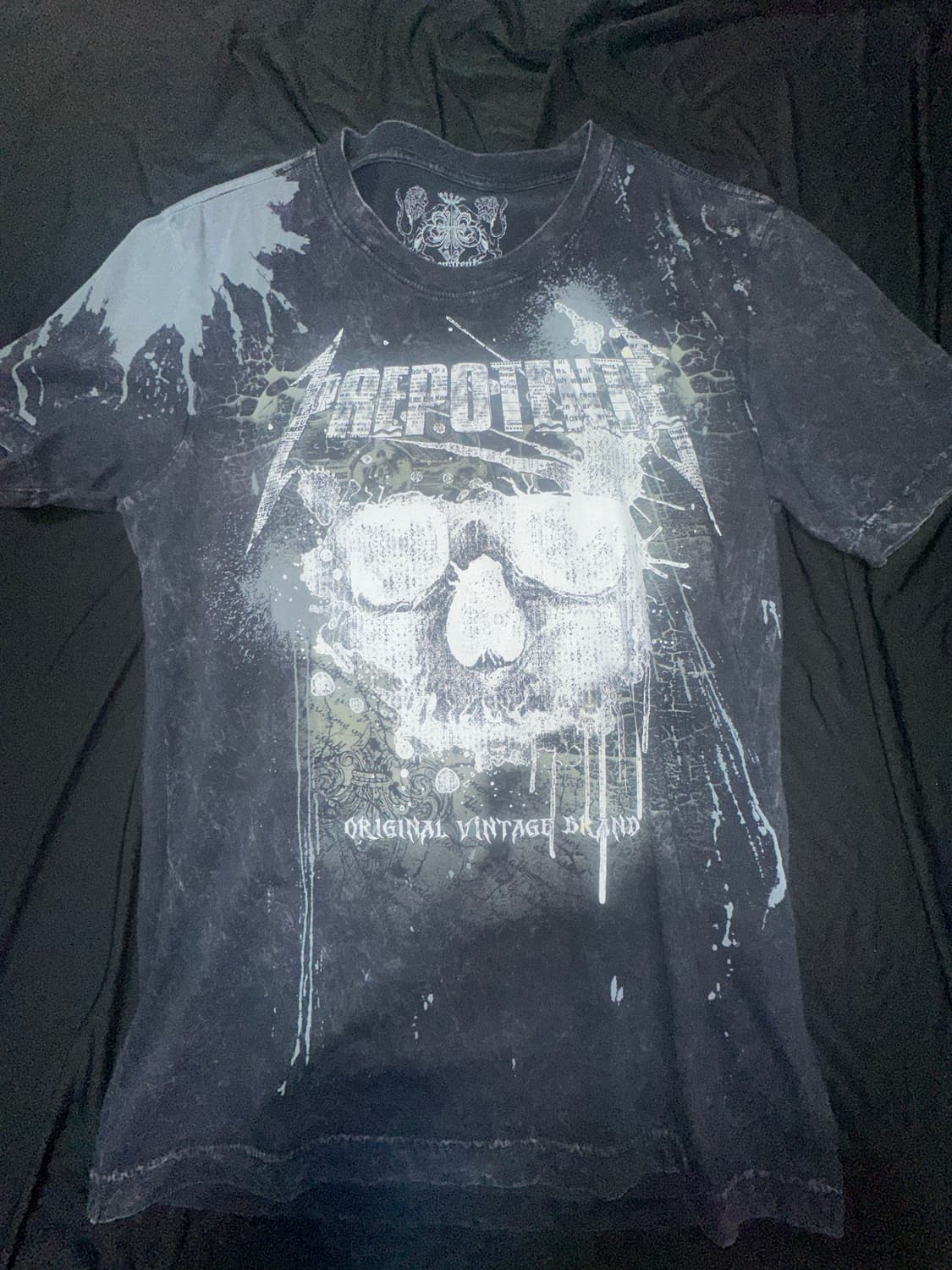 펑크 빈티지 해골 반팔 punk vintage skull 상품이미지1