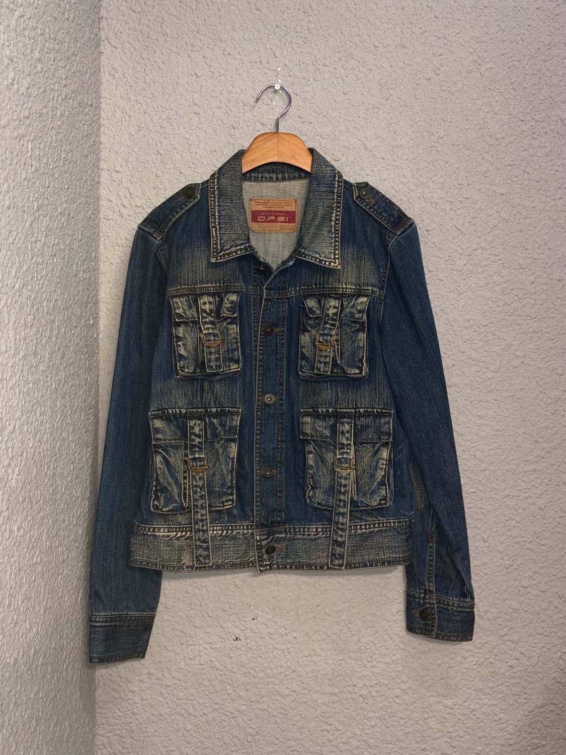 워시드 포켓 데님자켓 상품이미지7