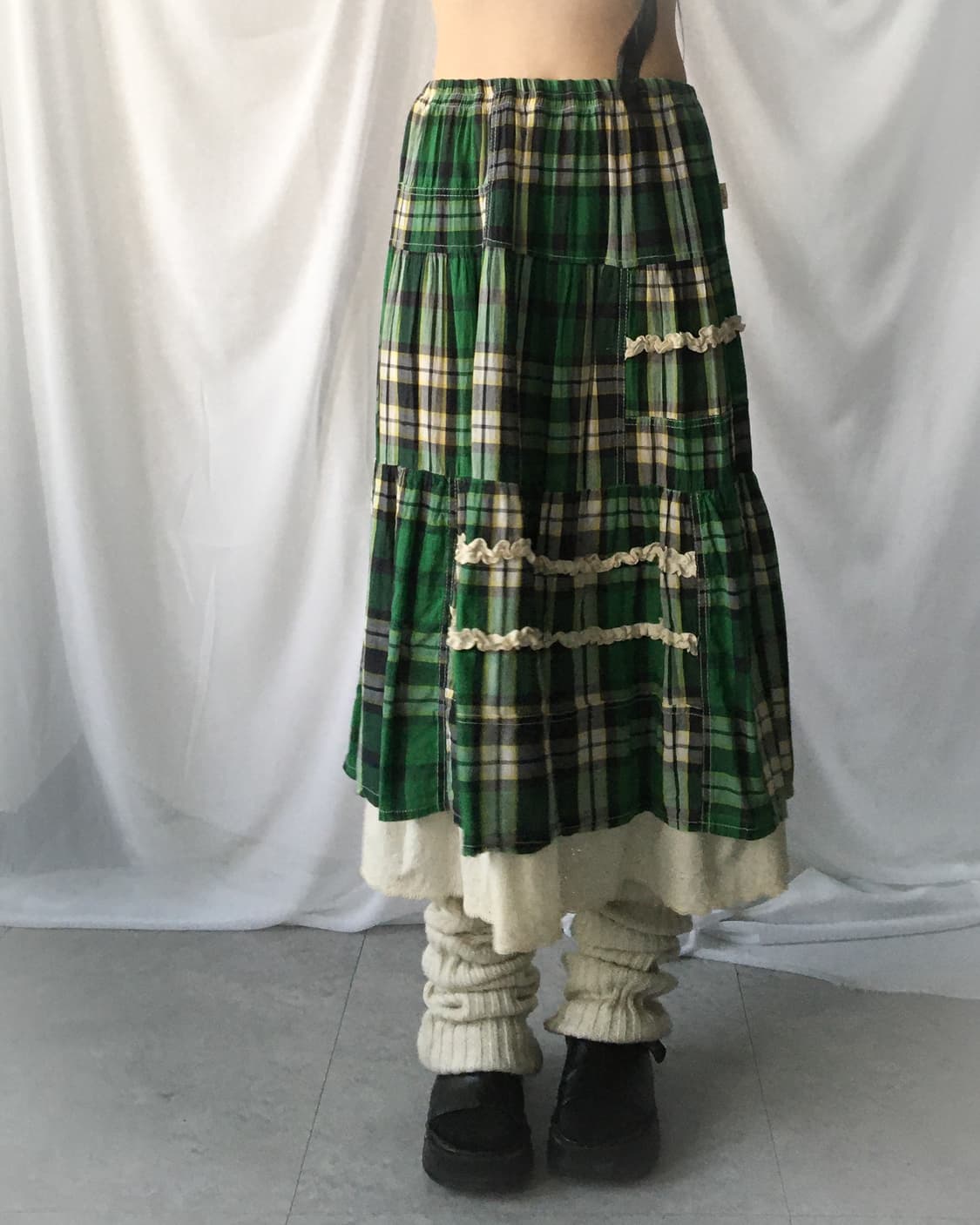 Check pattern skirt 상품이미지5