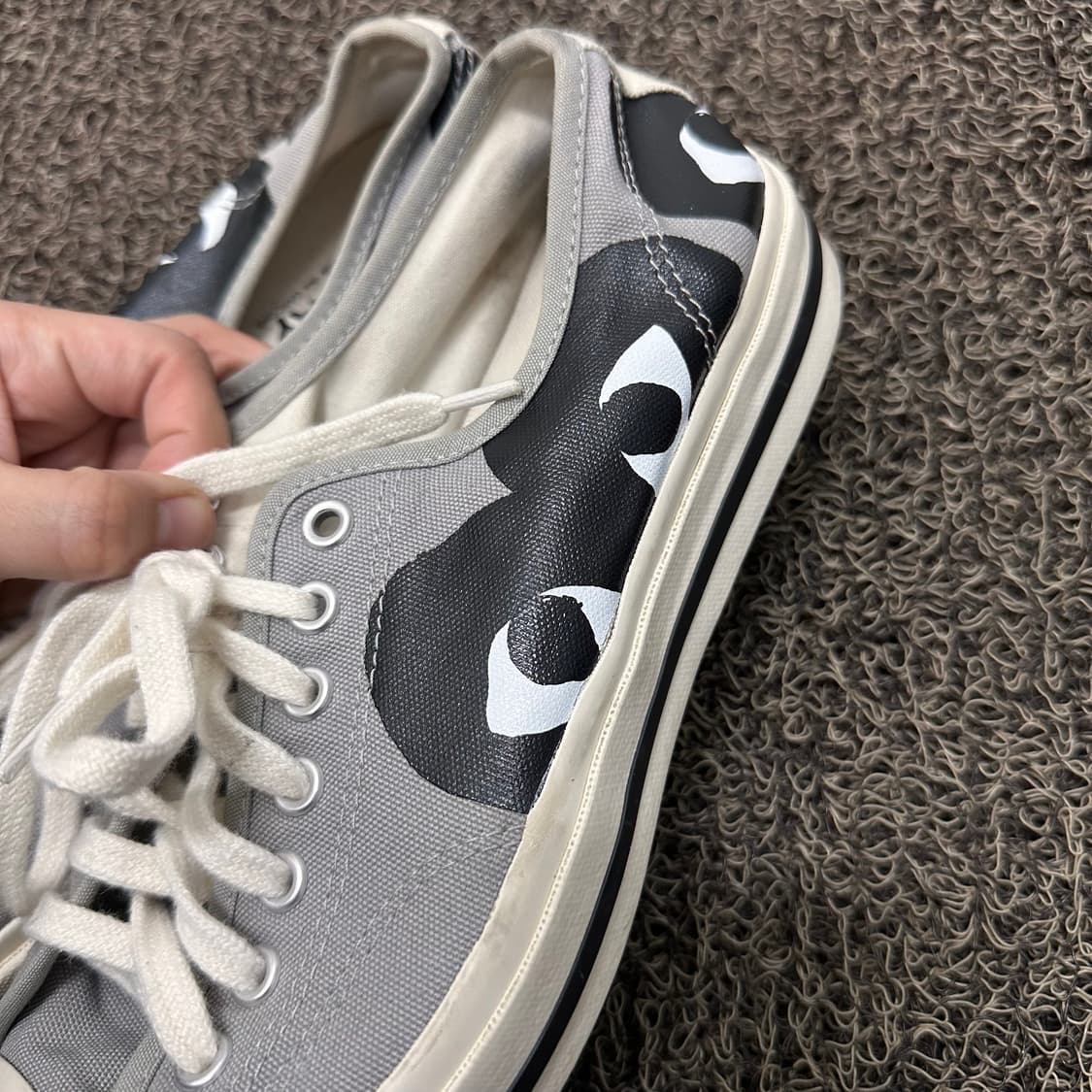 꼼데가르송 x 컨버스 잭 퍼셜 스니커즈 단화 260 상품이미지2