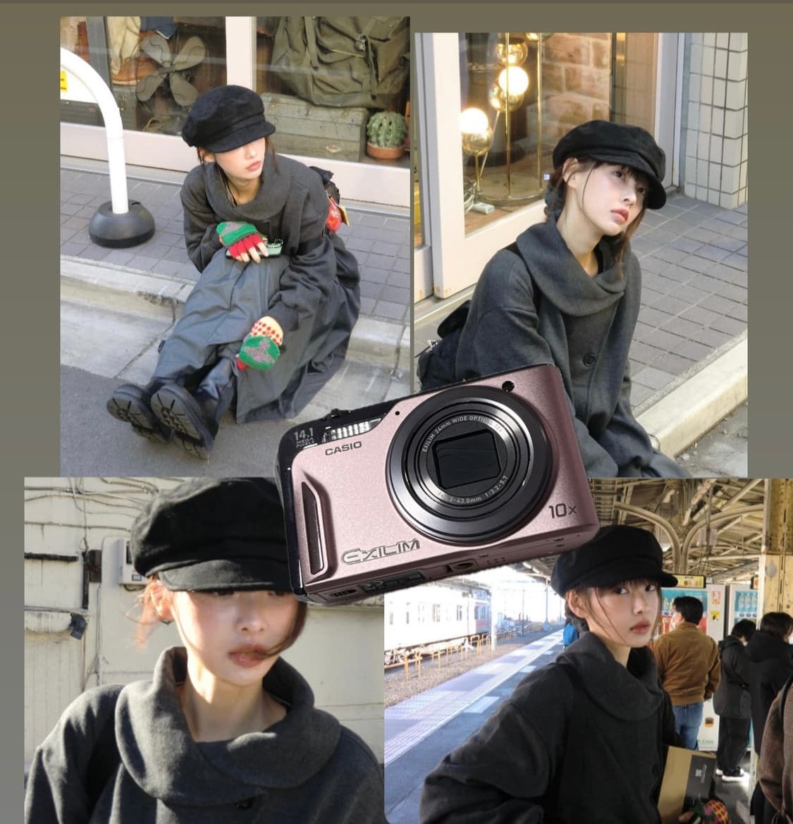 디자인 예쁜 카시오 엑슬림 EX-H15 작례o 상품이미지1