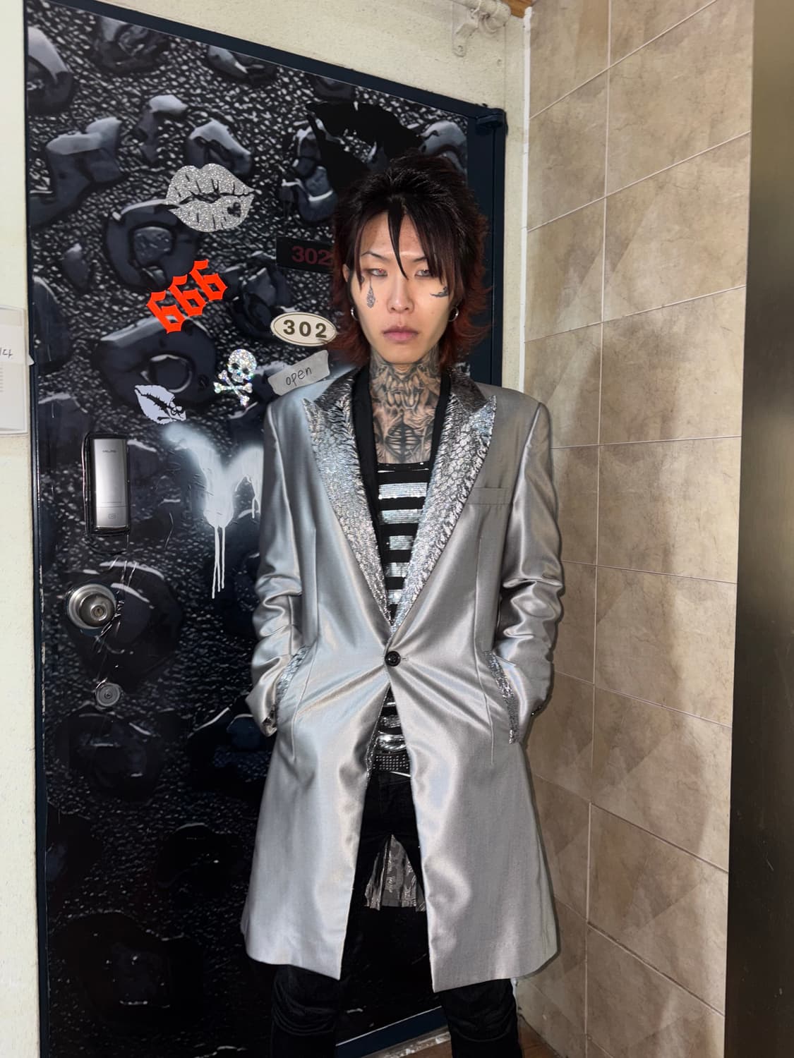 Midas Gloss Silk Tux Blazer 상품이미지2