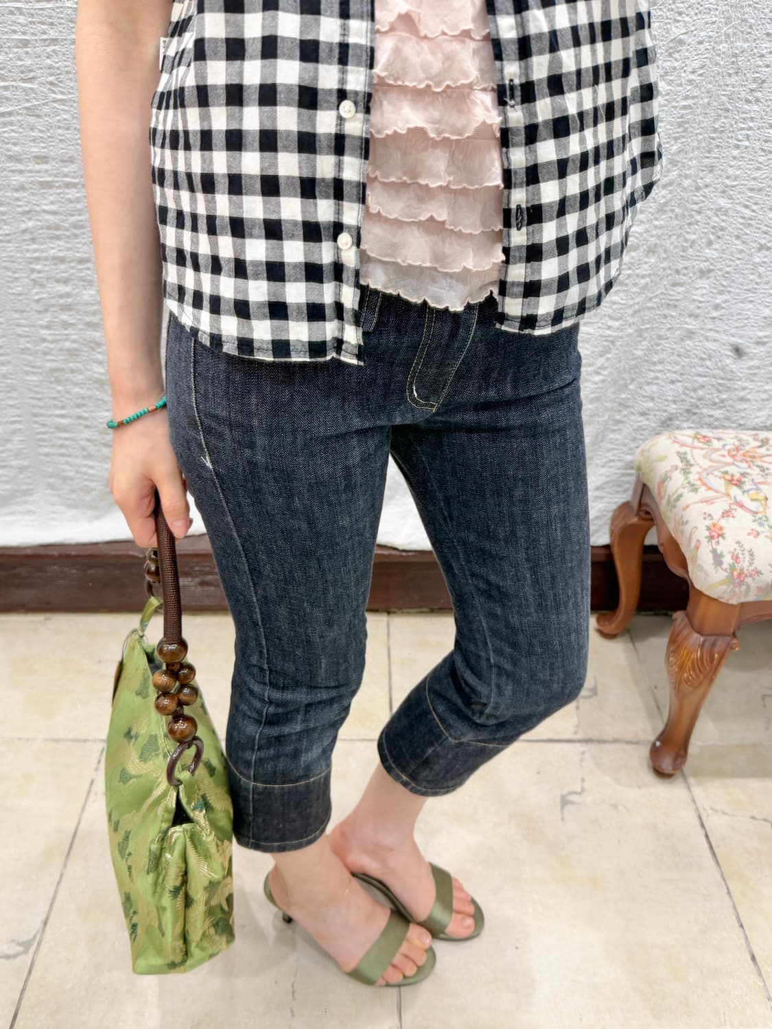 Burberry blue label denim capri 상품이미지1