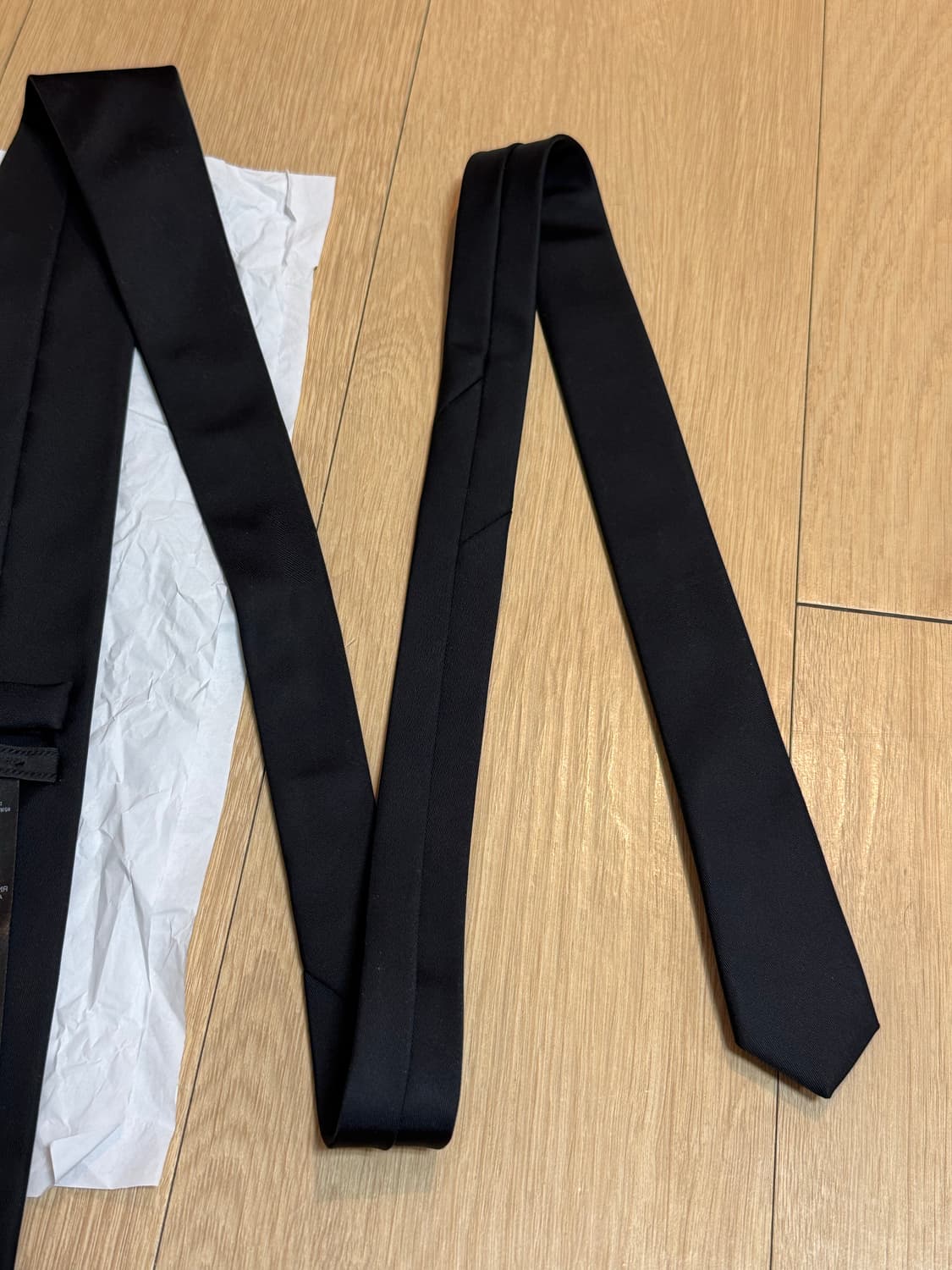 [150] 프라다 리나일론 개버딘 타이 블랙 상품이미지10