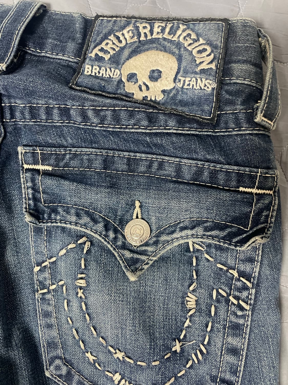 트루릴리젼 한정판 스켈레톤 데님팬츠 상품이미지2