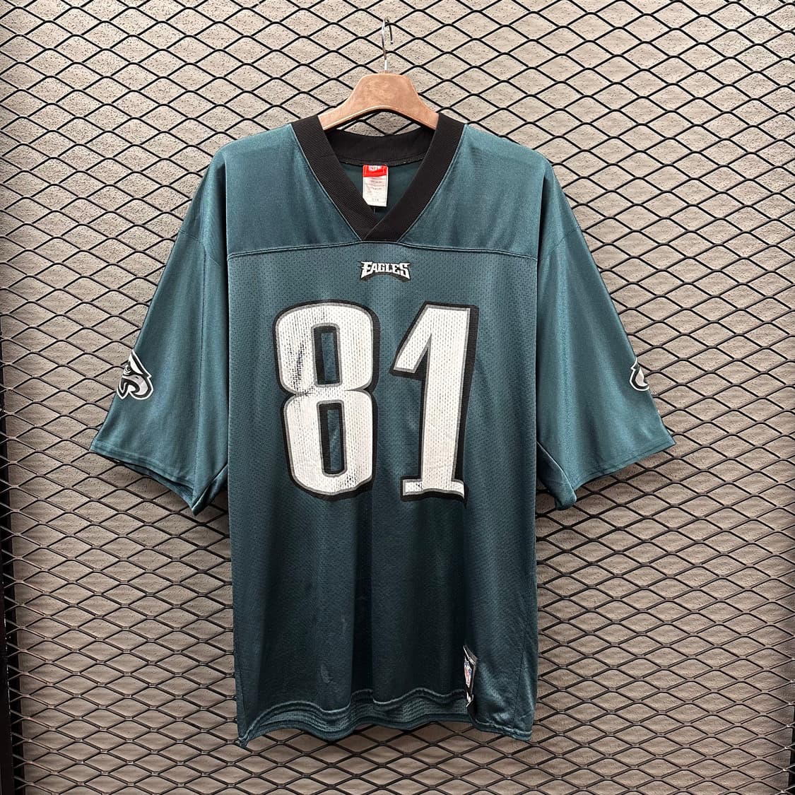 리복 x NFL 필라델피아 이글스 풋볼 그린 져지 반팔 상품이미지2