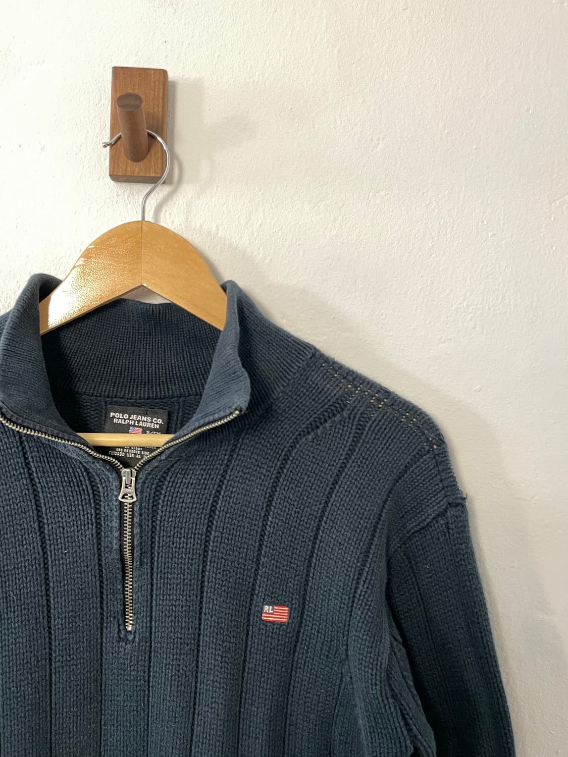 폴로 반집업 니트  상품이미지5