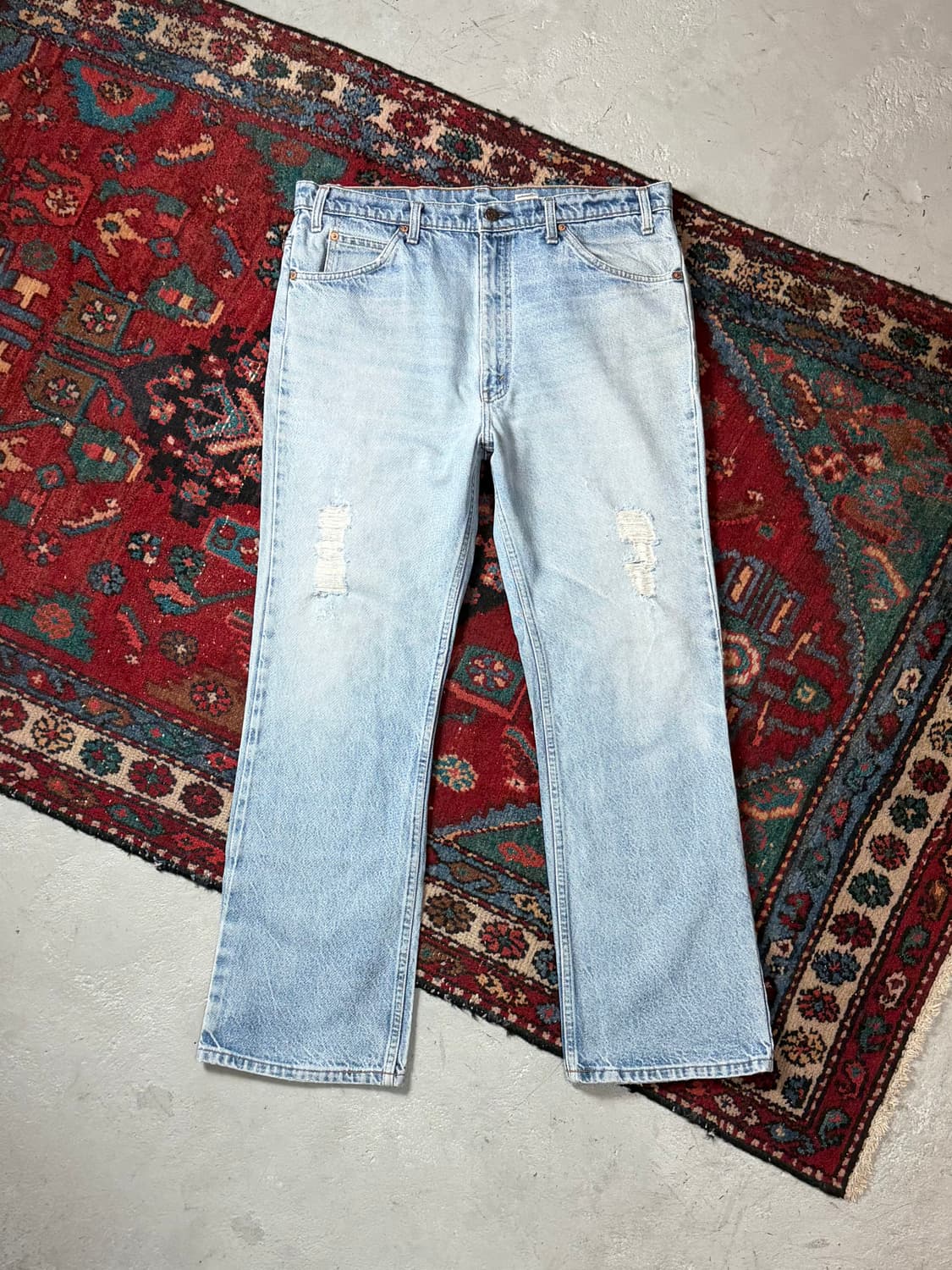 90's USA Made 빈티지 리바이스 517 오렌지탭 부츠컷 상품이미지2