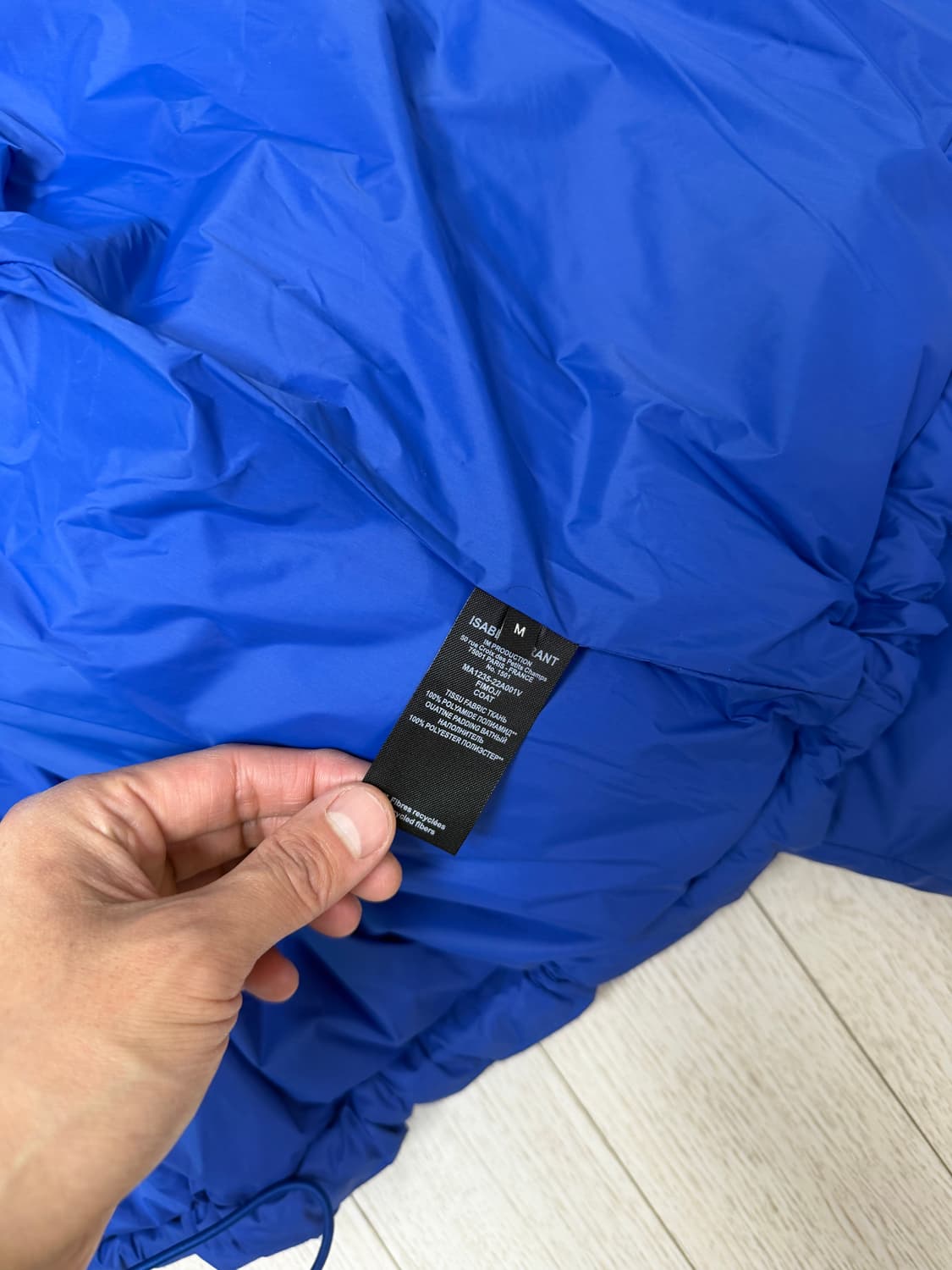 이자벨마랑 블루패딩점퍼 M(103~105느낌) 상품이미지6