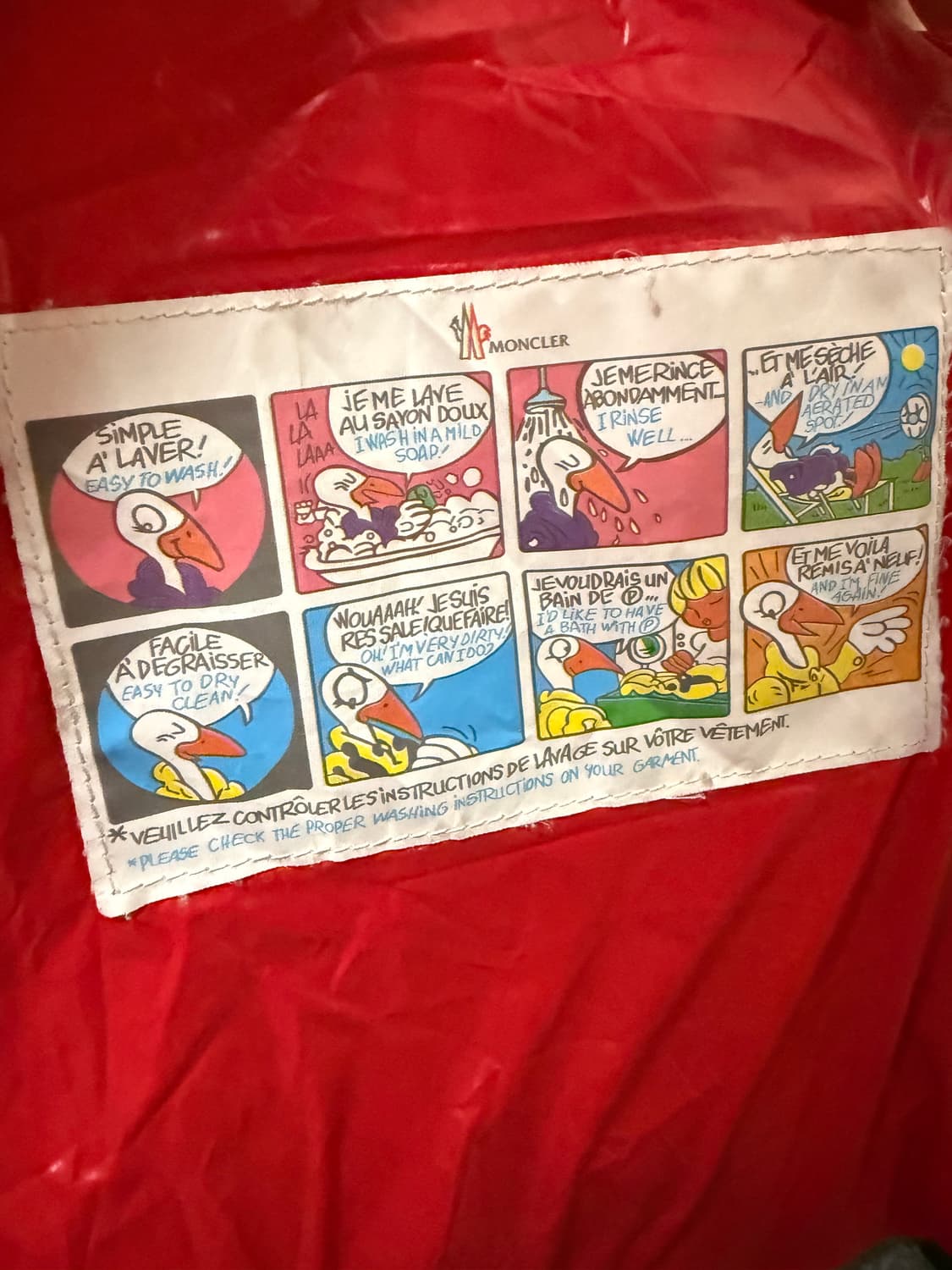 조끼패딩 레드 상품이미지4