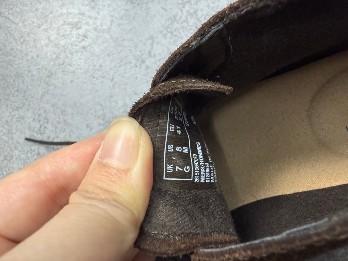 컬렉션 clarks 브라운 스웨이드 워커 부츠 H2994 상품이미지6