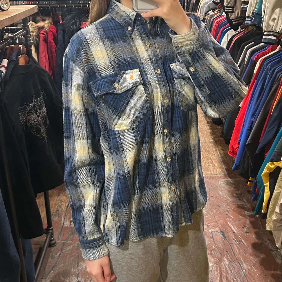 [HI] 칼하트 긴팔셔츠 체크 상품이미지3