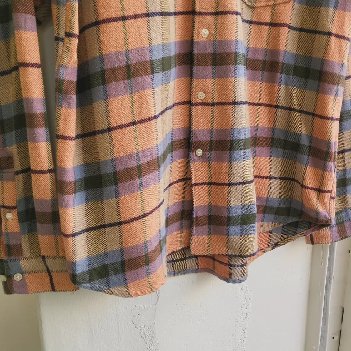 멀티체크 플란넬 셔츠 상품이미지6